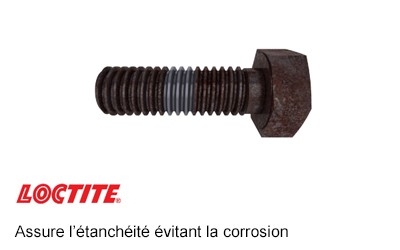 Loctite assure l'étanchéité évitant la corrosion